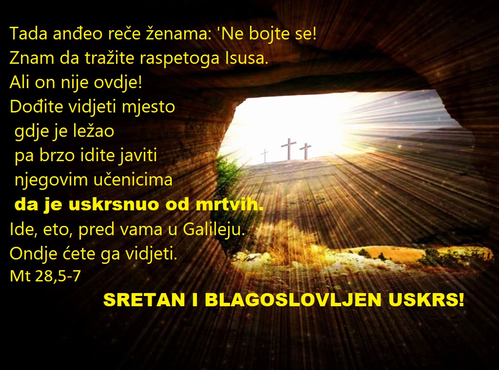 SRETAN I BLAGOSLOVLJEN USKRS!