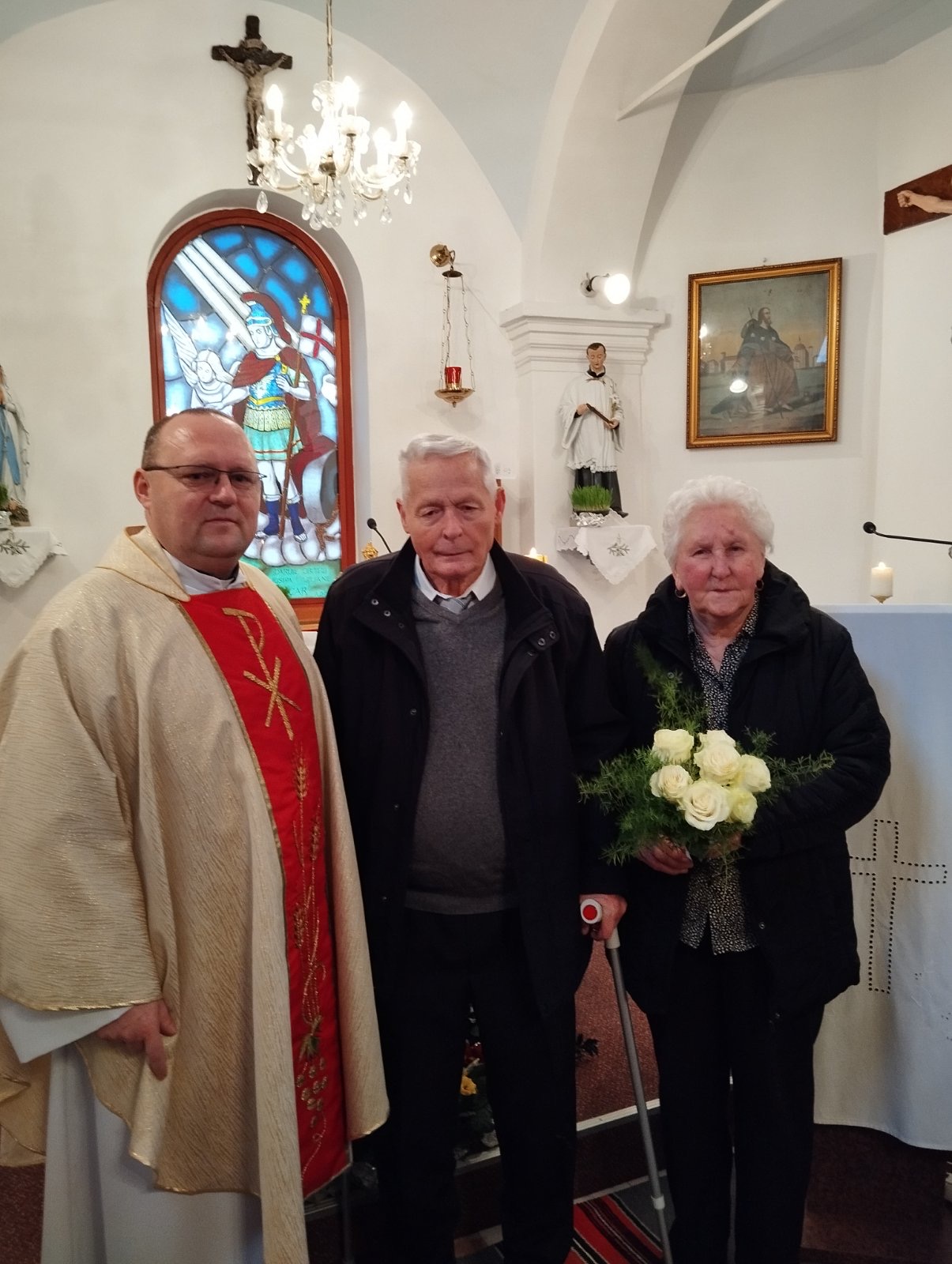 BRAČNI PAR CMREČNJAK FRANJO I KATARINA  IZ SLAKOVCA PROSLAVILI 61. OBLJETNICU BRAKA
