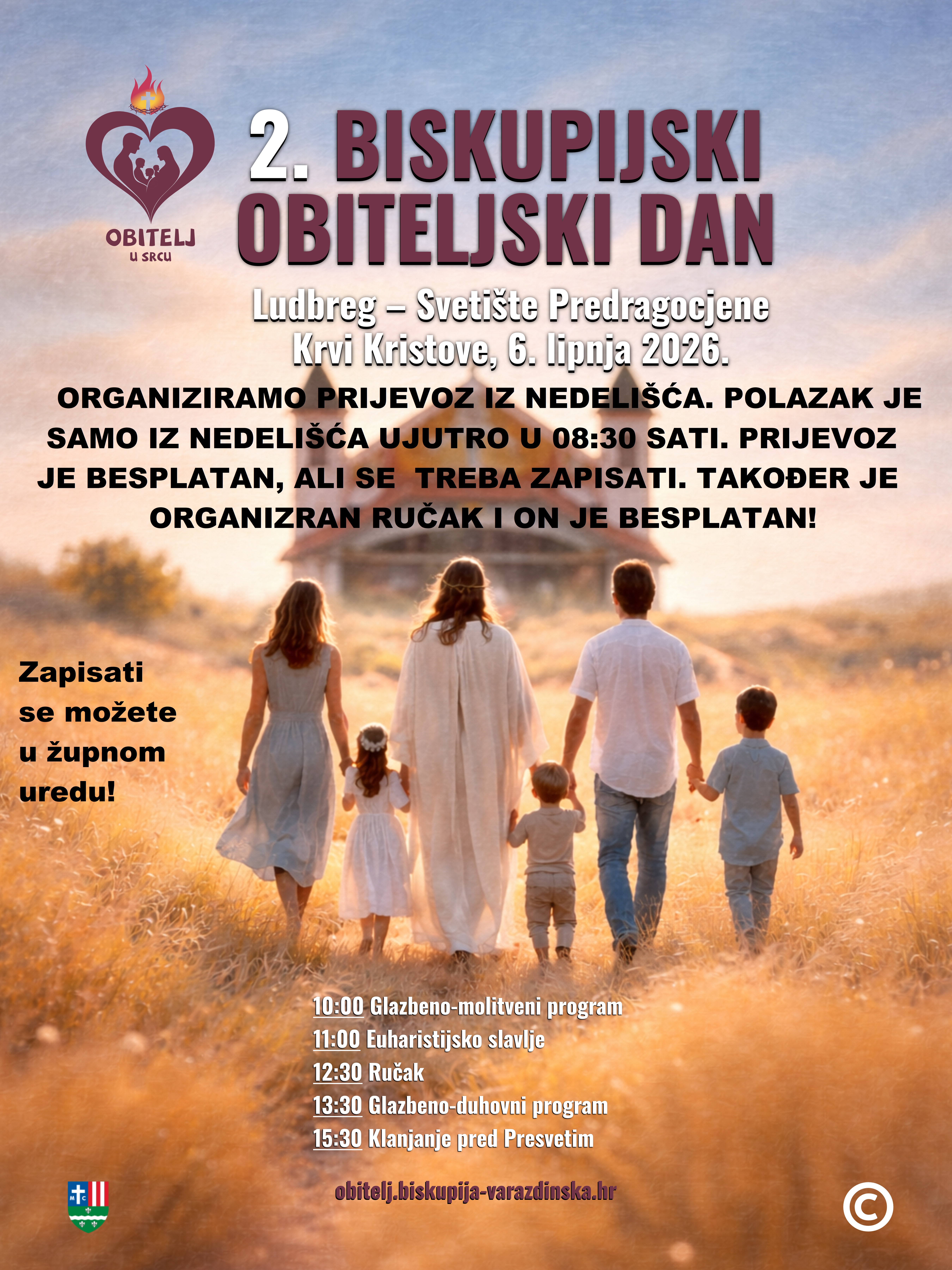 2. BISKUPIJSKI OBITELJSKI DAN - SUBOTA 06. LIPANJ 2026.