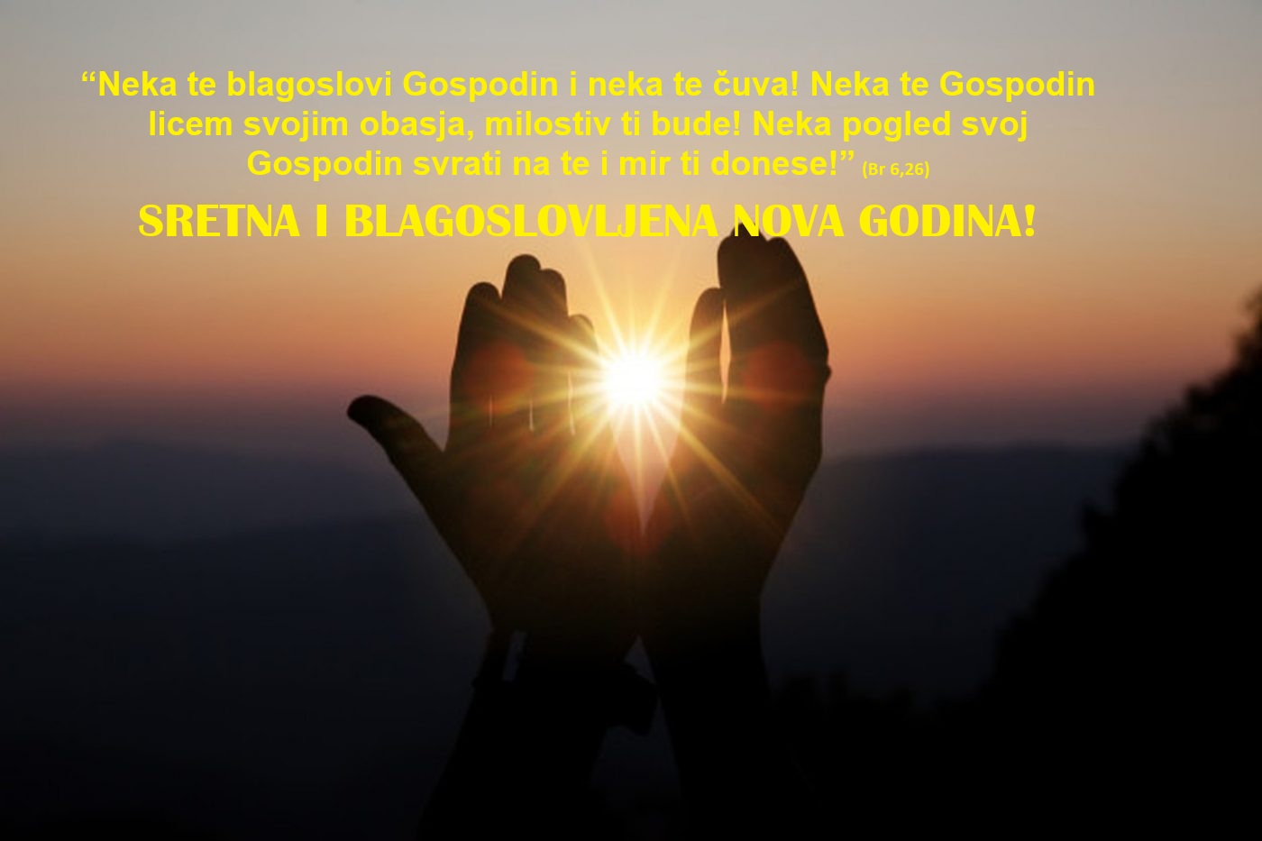 SRETNA I BLAGOSLOVLJENA NOVA GODINA